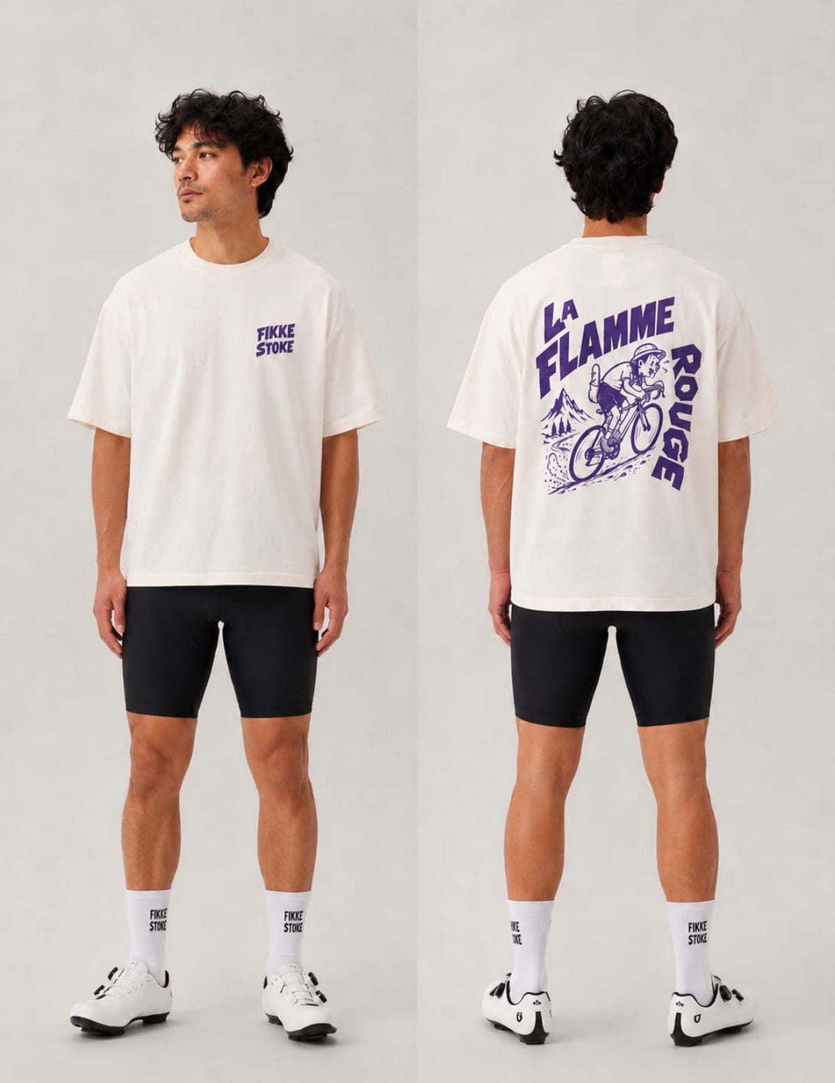 La Flamme Rouge - Ivoor/Paars