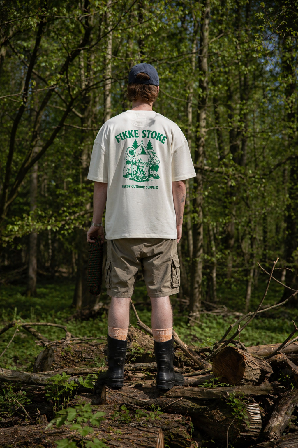 Kamp - yeti  (ivoor/groen)