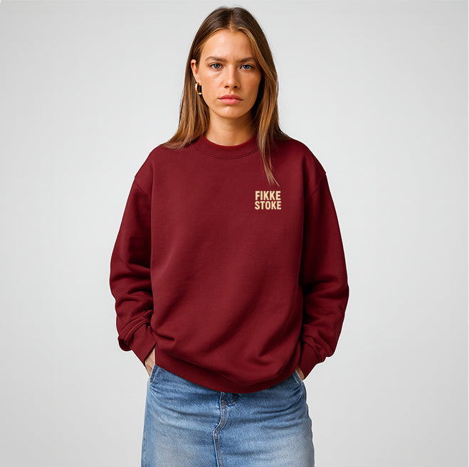 Rode crewneck - De printer stagiar