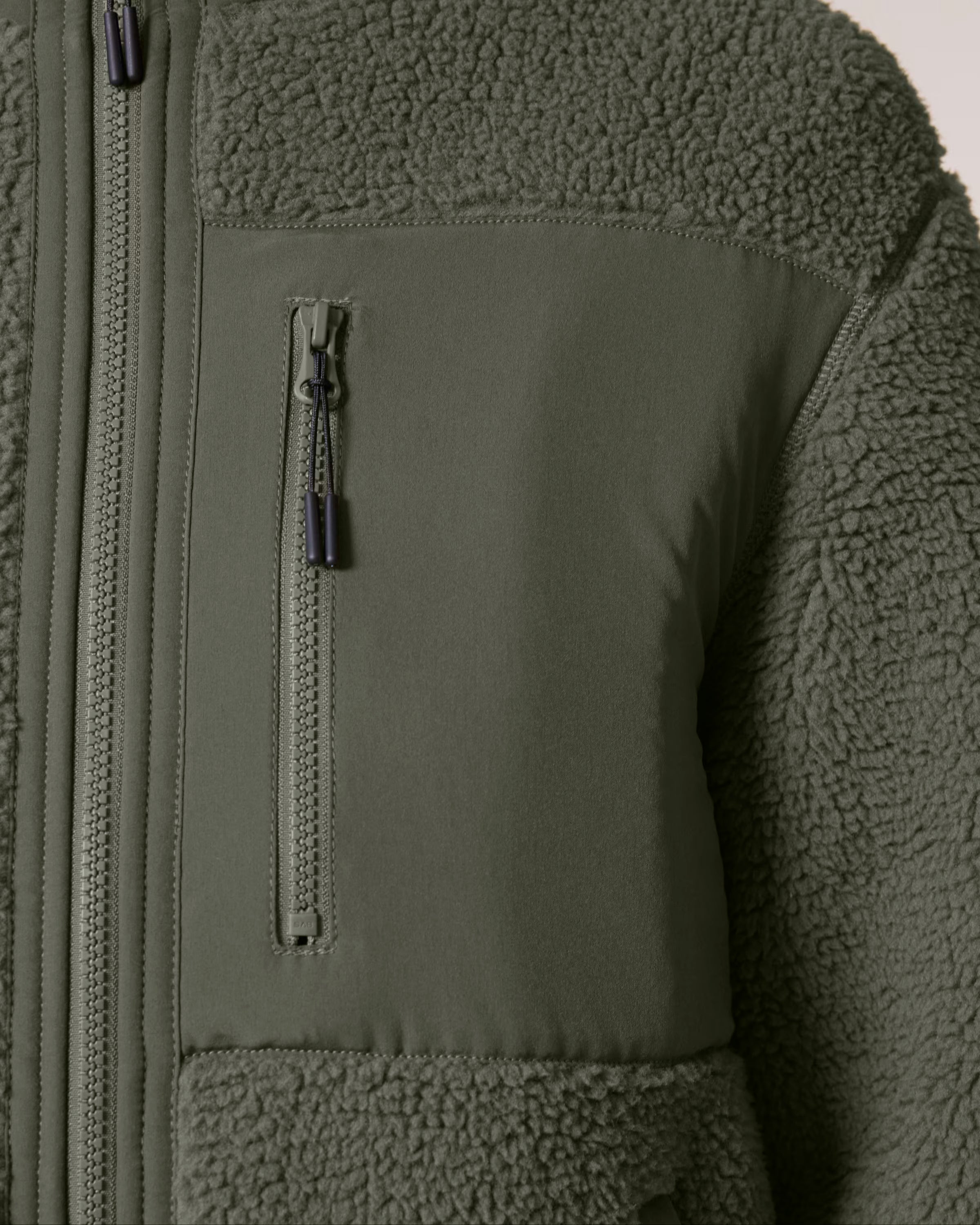 Fikke Fleece Jas - Kahki